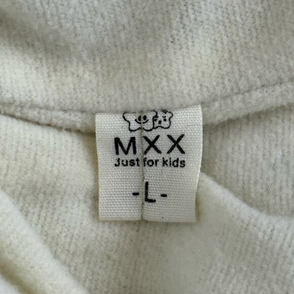 MXX Just for Kids Quilted Heart Puffer Dress | Cherry Appliqué | Size L (3-4T) - Picture 3 of 4